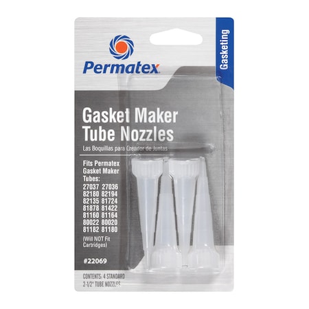 Permatex Gasket Maker Nozzles 4Pk 22069